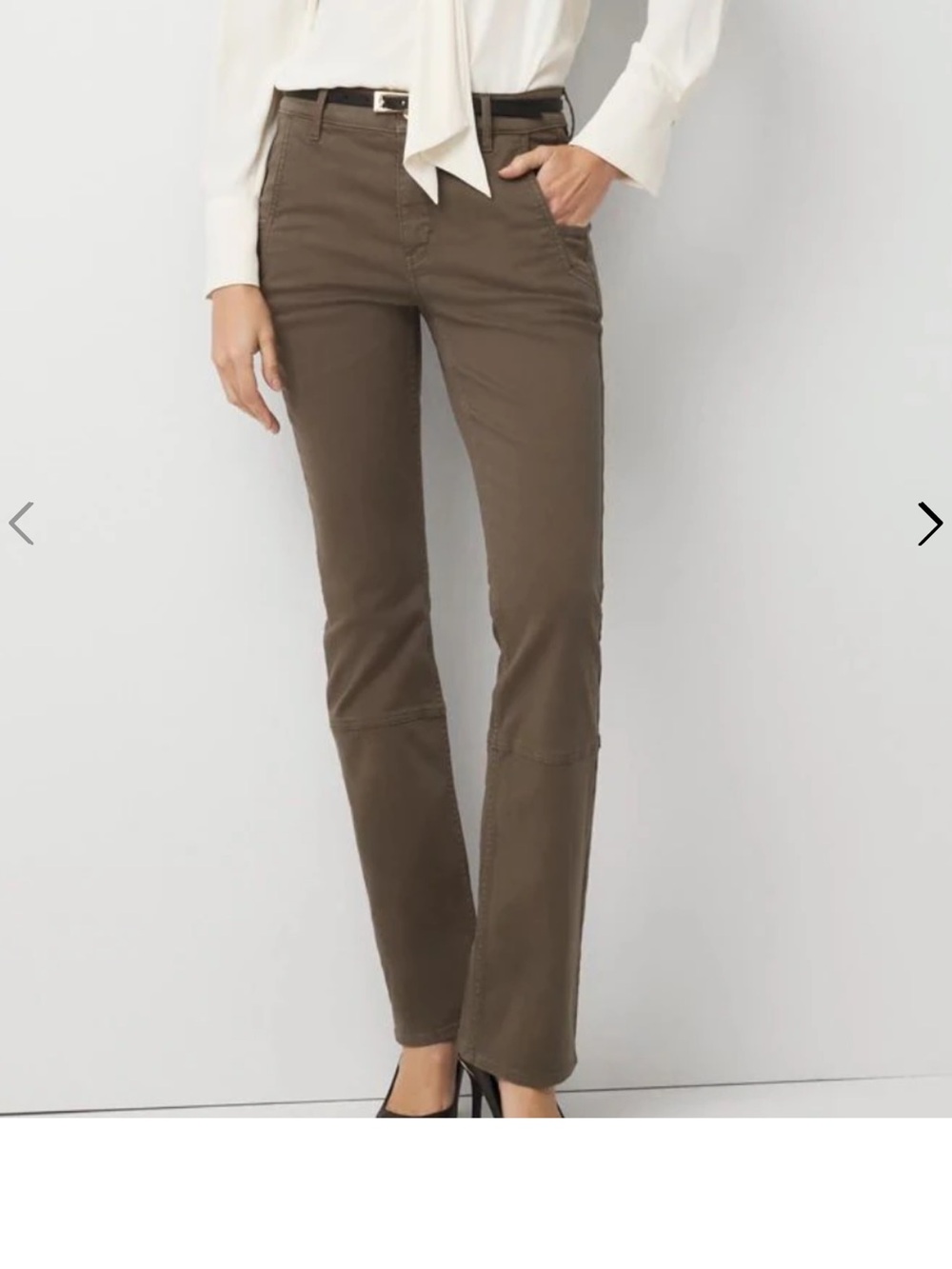 White House Black market olive pants 10s NWT